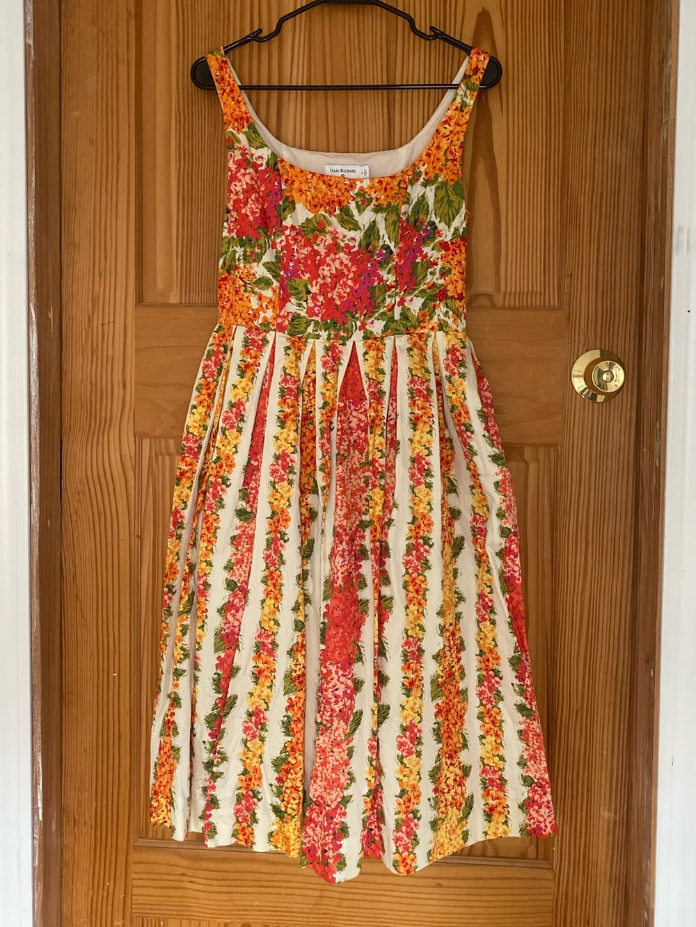 Rare Isaac Mizrahi floral dress